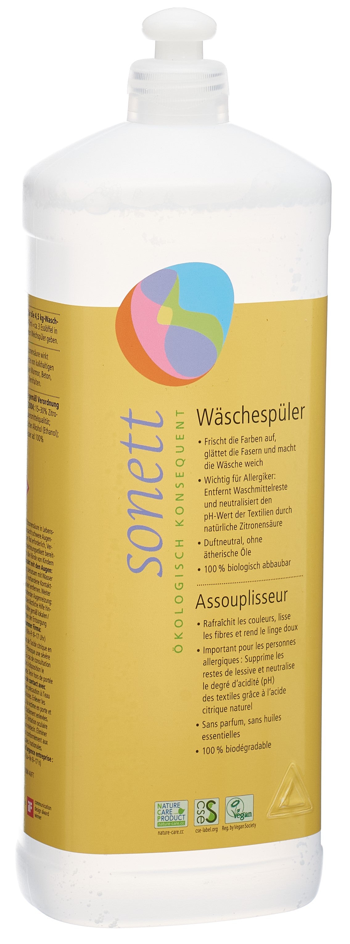 SONETT Assouplissant Linge Douceur Naturelle 1 L