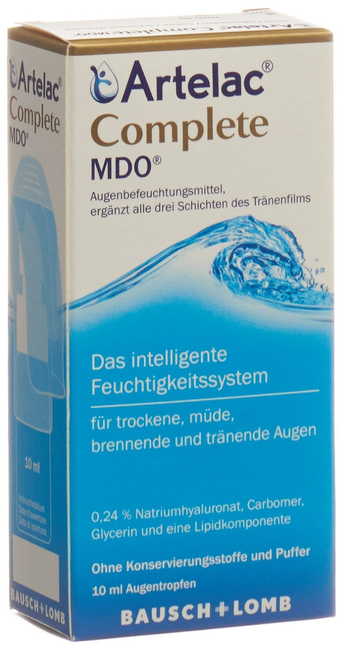 ARTELAC Complete MDO gouttes ophtalmiques hydratation intense | 10 ml