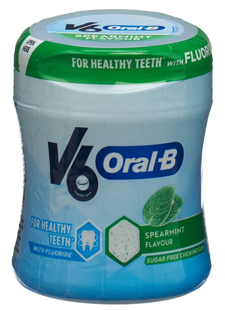 V6 OralB chewing gum Spearmint (
