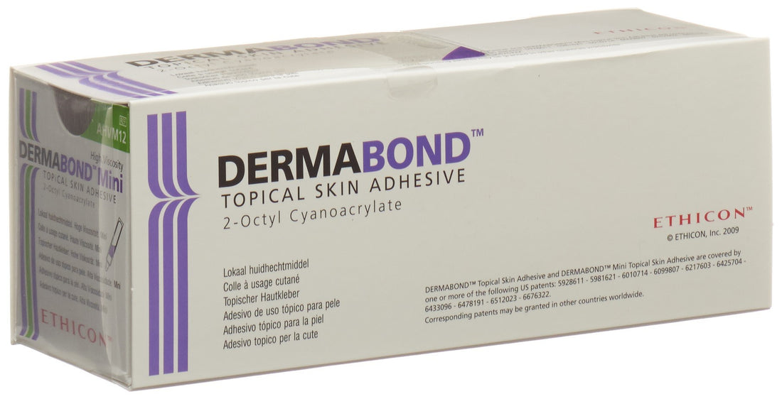 DERMABOND Colle Cutanée High Viscosi | Mini 12 x 0.36 ml