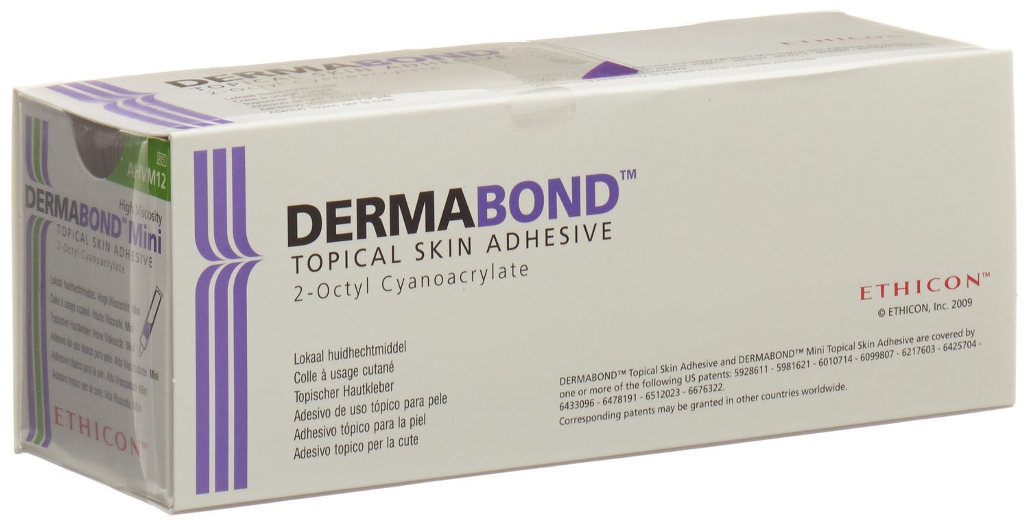 DERMABOND Colle Cutanée High Viscosi | Mini 12 x 0.36 ml