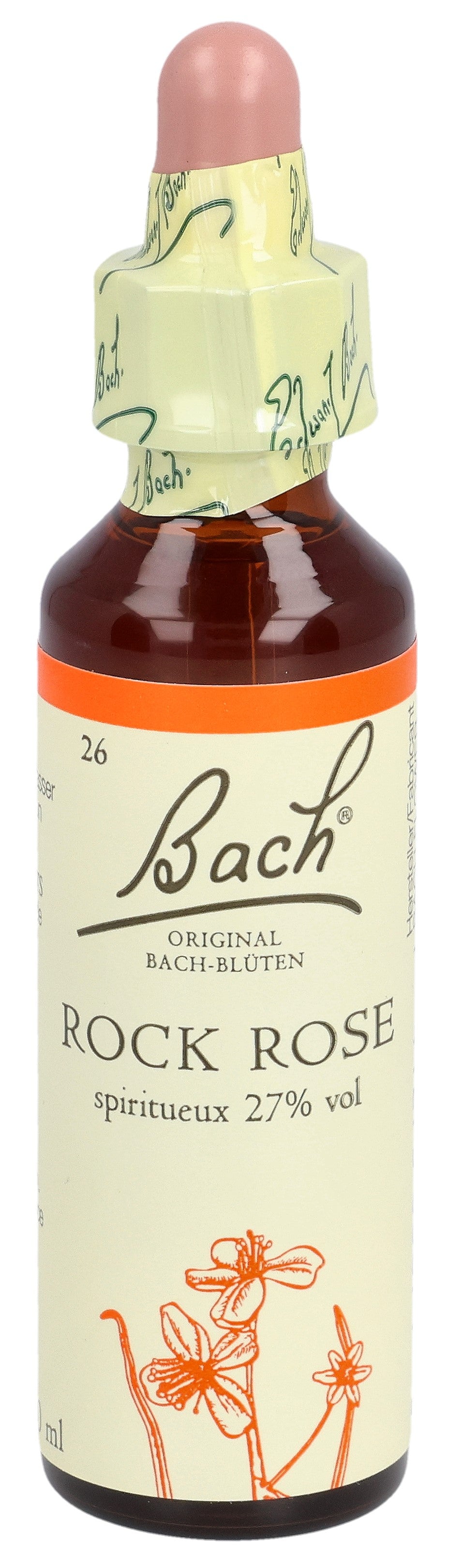 Fleurs de Bach Rock Rose N°26 Calme &amp; Sérénité 20 ml