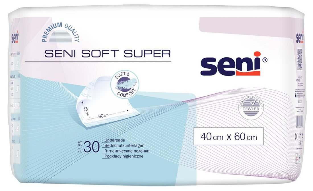 SENI Soft Super Alèses 40x60cm 30 Pièces | Confort &amp; Protection
