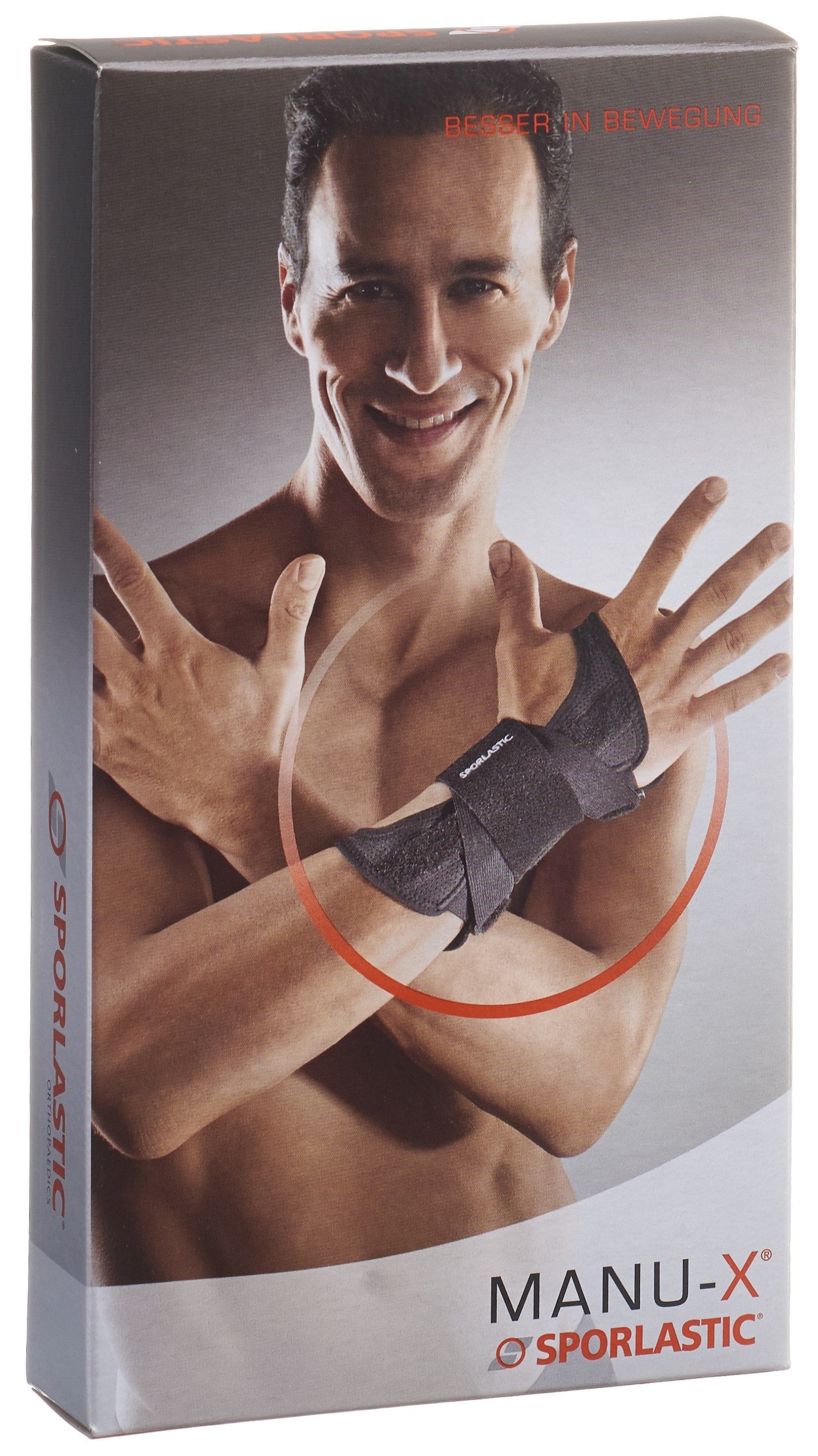 SPORLASTIC GenuTrain Orthèse de Genou Noir Confort &amp; Soutien | Taille 1