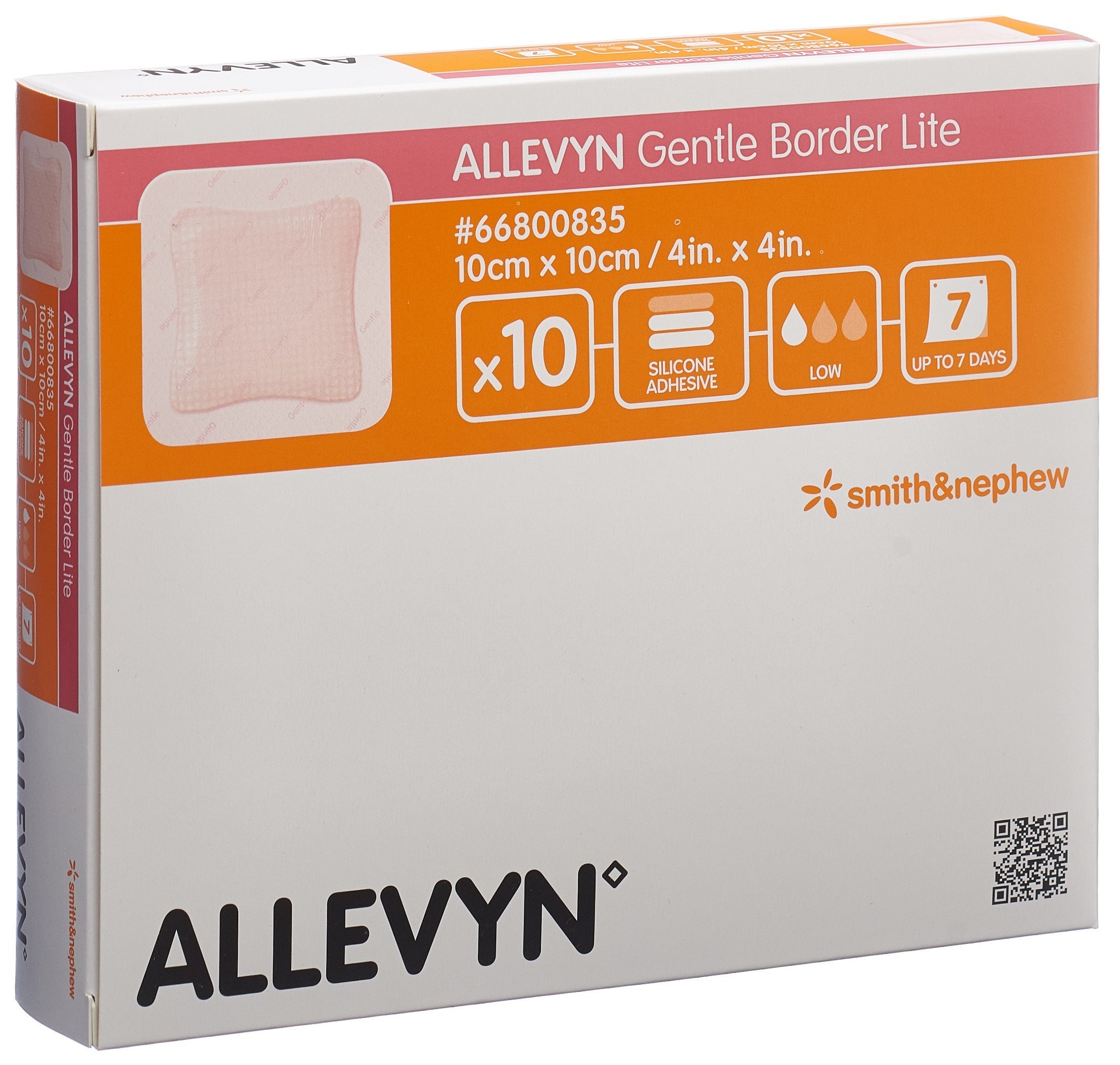 ALLEVYN GB LITE 10x10cm 10 pce