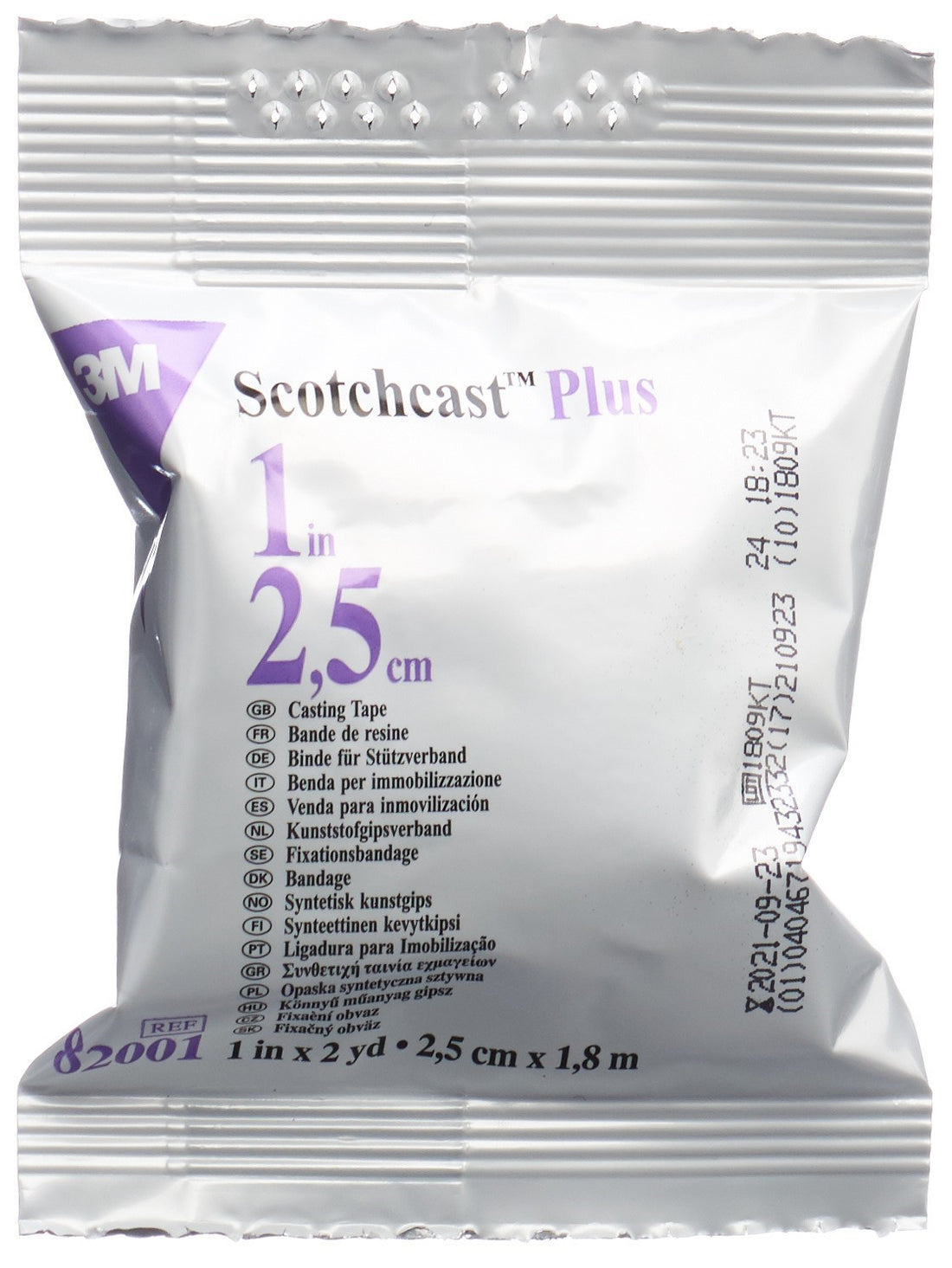 3M scotchcast plus 2.5cmx1.8m blanc