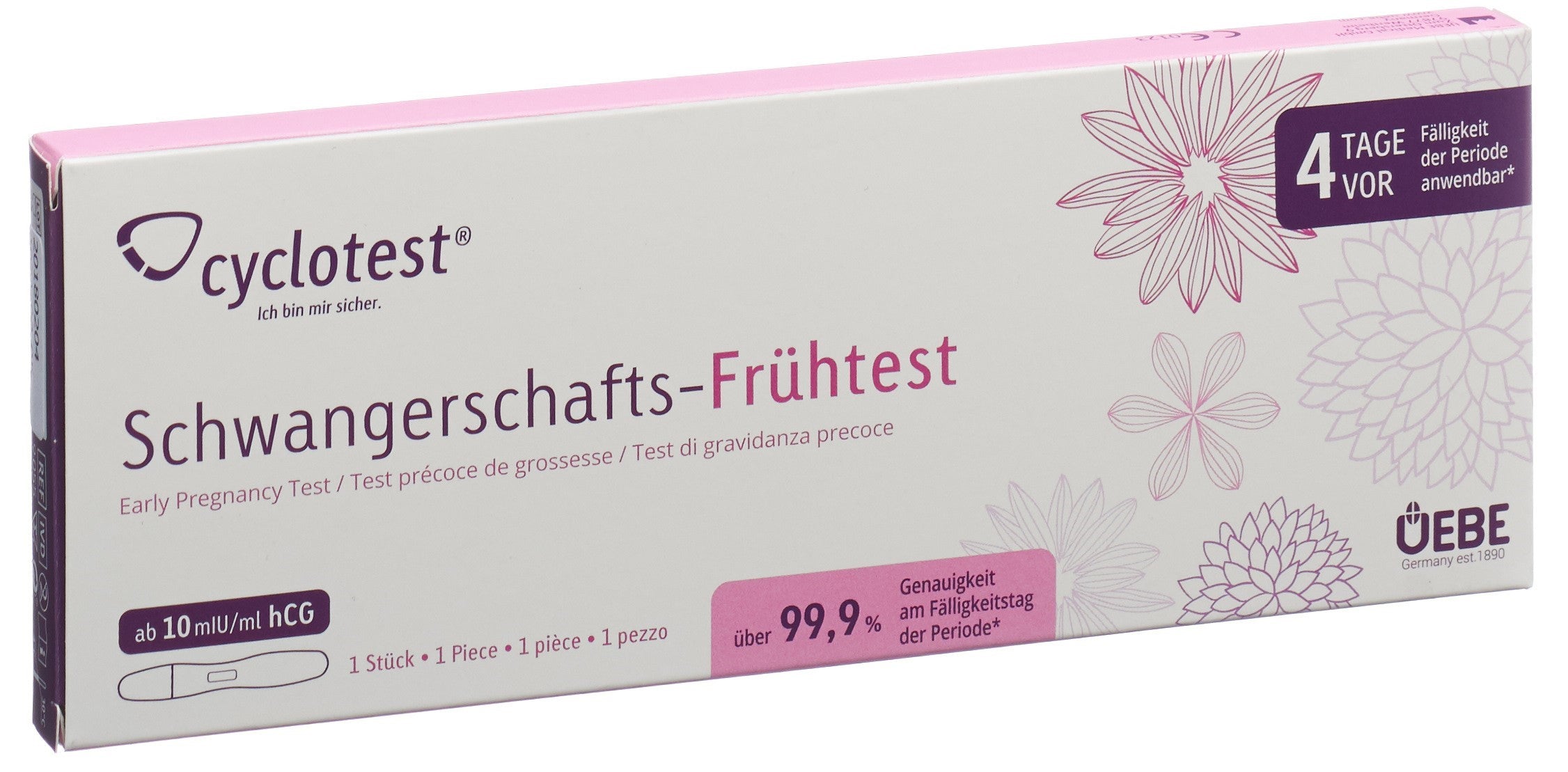 Cyclotest Test Grossesse Précoce Fiable | 1 Test