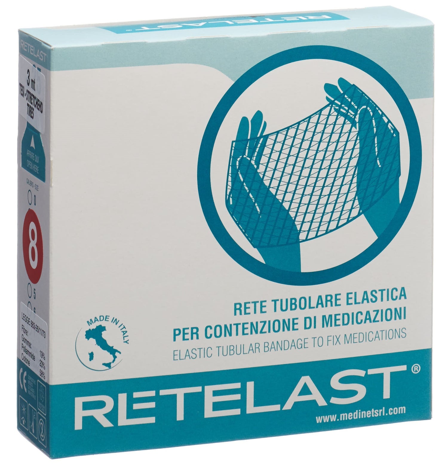 3M Retelast Pansement Filet N°8 Thorax Bassin | Fixation Confortable