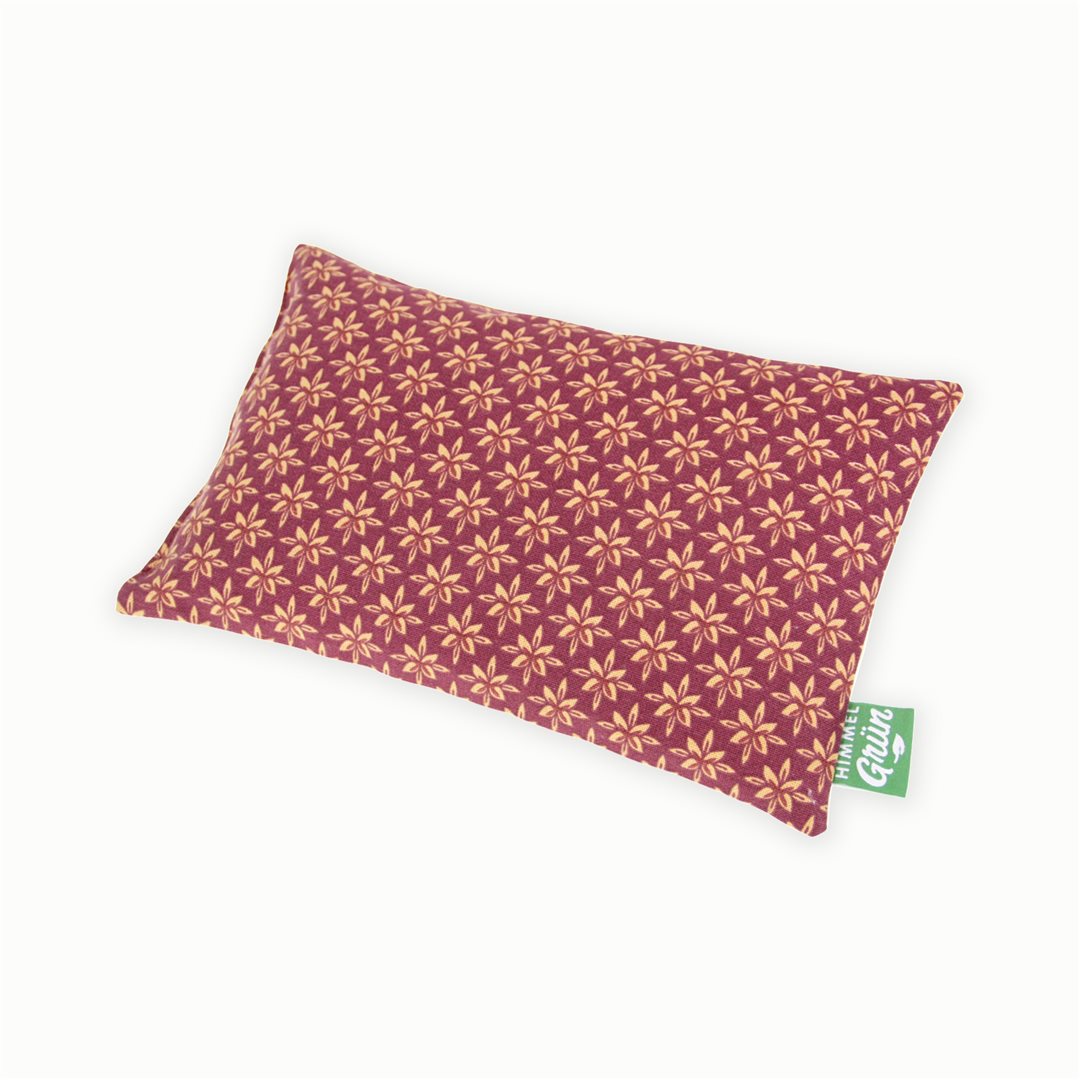HIMMELGRÜN Coussin Noyaux Cerise 30x20cm Chaleur Douce | Fleur Étoile