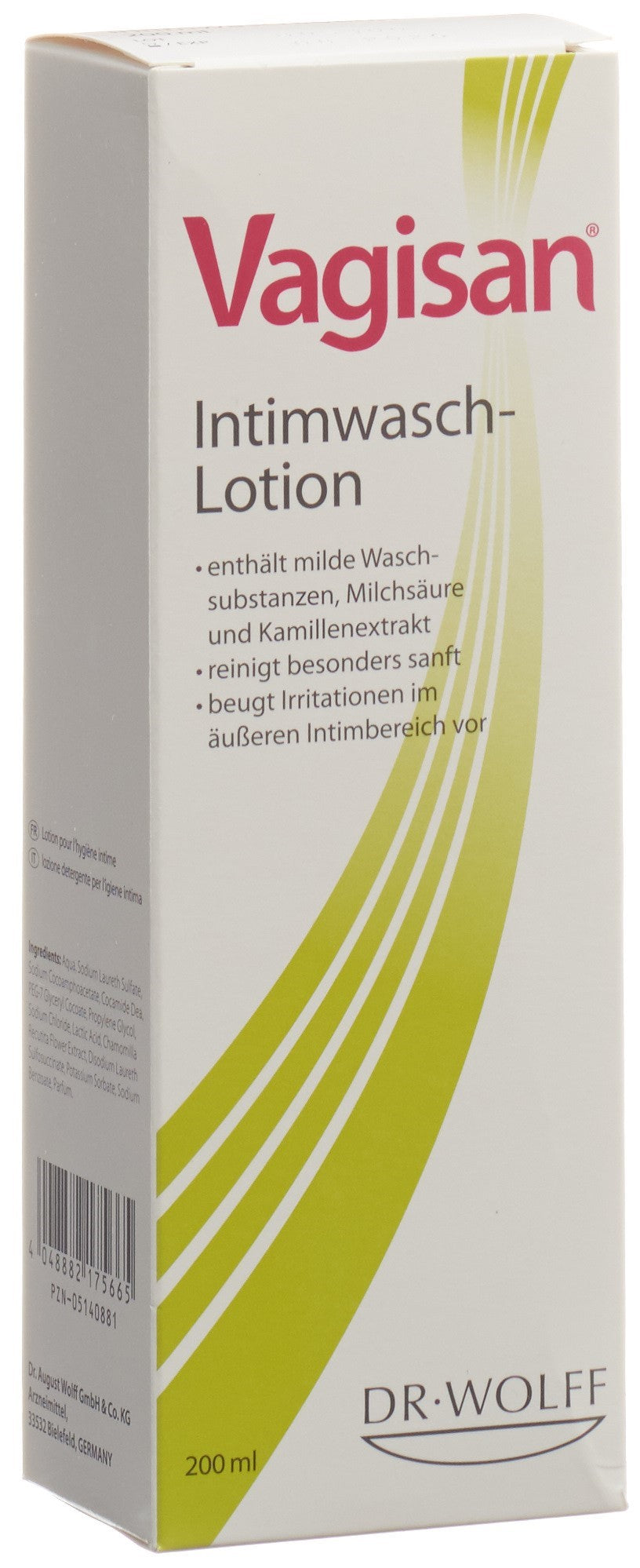 VAGISAN lotion nettoyante intime fl 200 ml