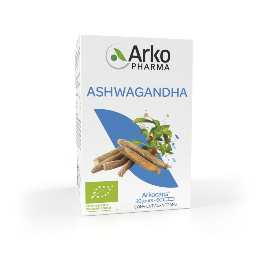 Arkogélules Ashwagandha Bio 60 Gélules | Stress &amp; Vitalité