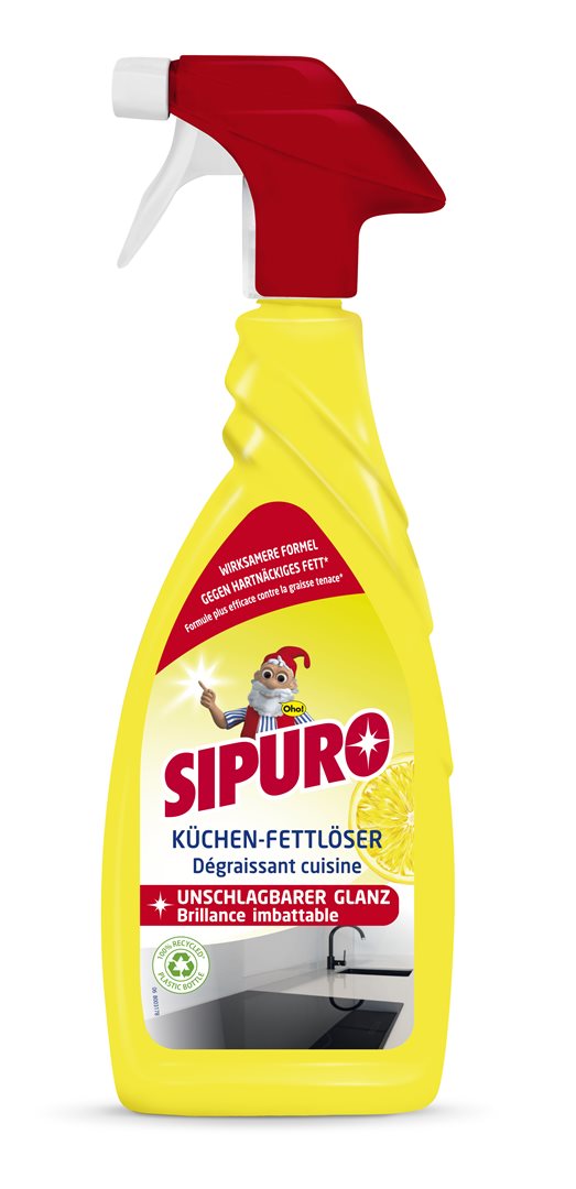 SIPURO Dégraissant Cuisine Puissant | Flacon 650 ml