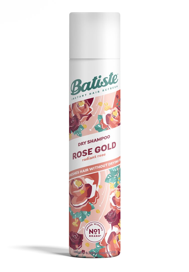 Batiste Shampooing Sec Rose Gold Cheveux Gras Fraîcheur | 200 ml
