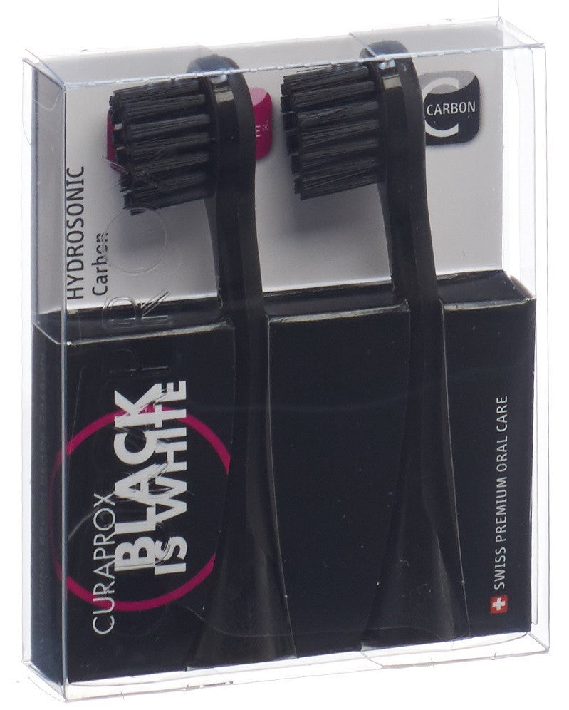 CURAPROX Hydrosonic Brosse à Dents Sonique | 2 Têtes Carbones