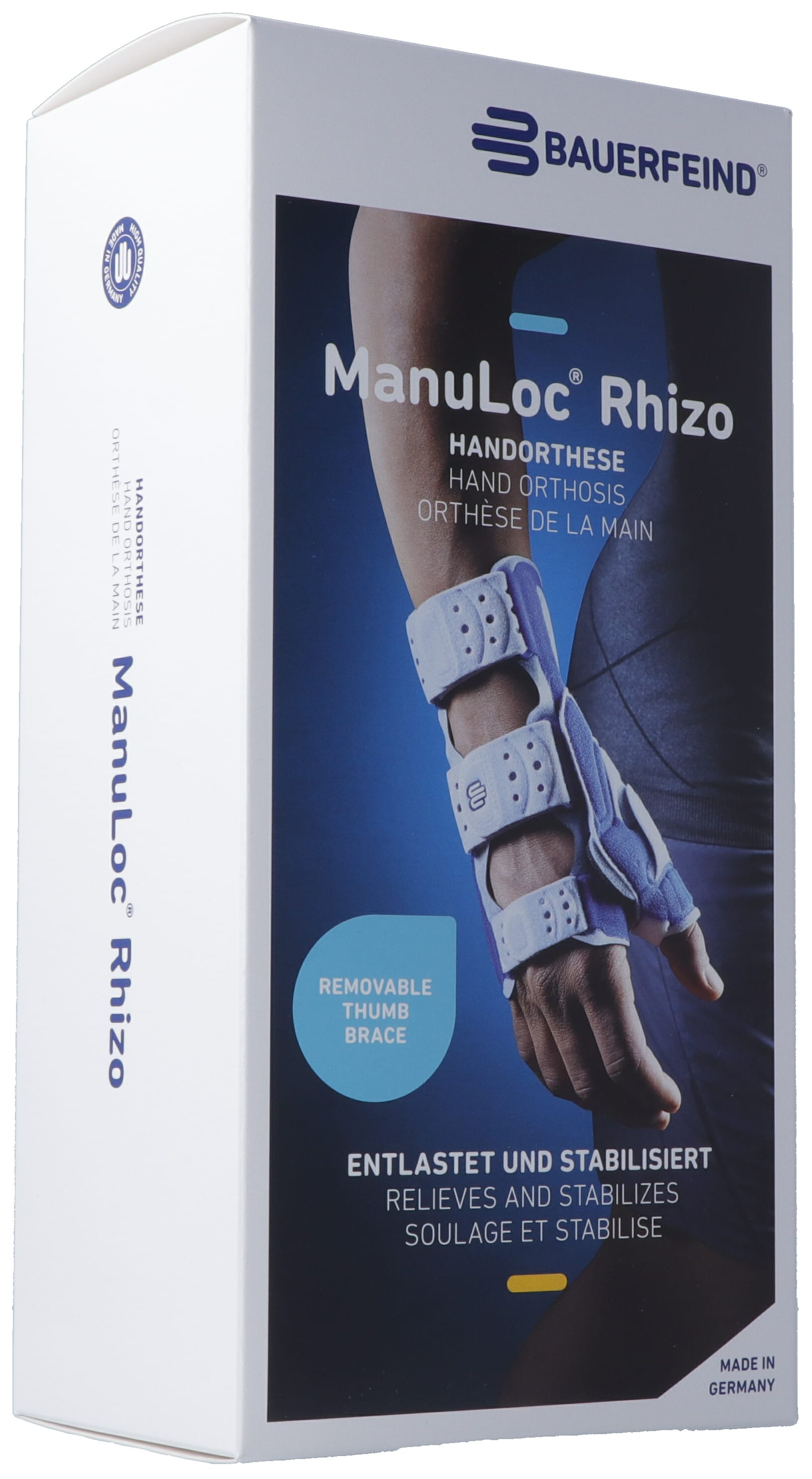 BAUERFEIND ManuLoc Rhizo Orthèse Stabilisatrice Main Pouce | Taille 2
