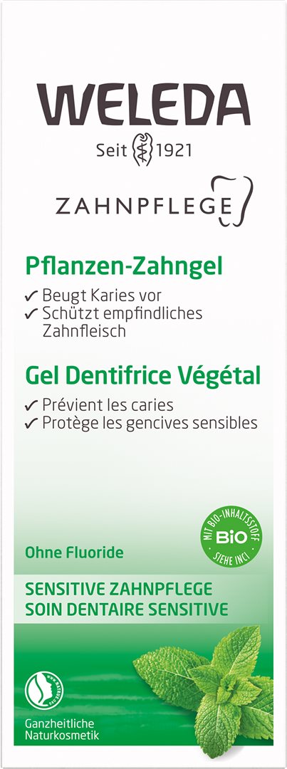 WELEDA gel dentifrice végétal tb 75 ml