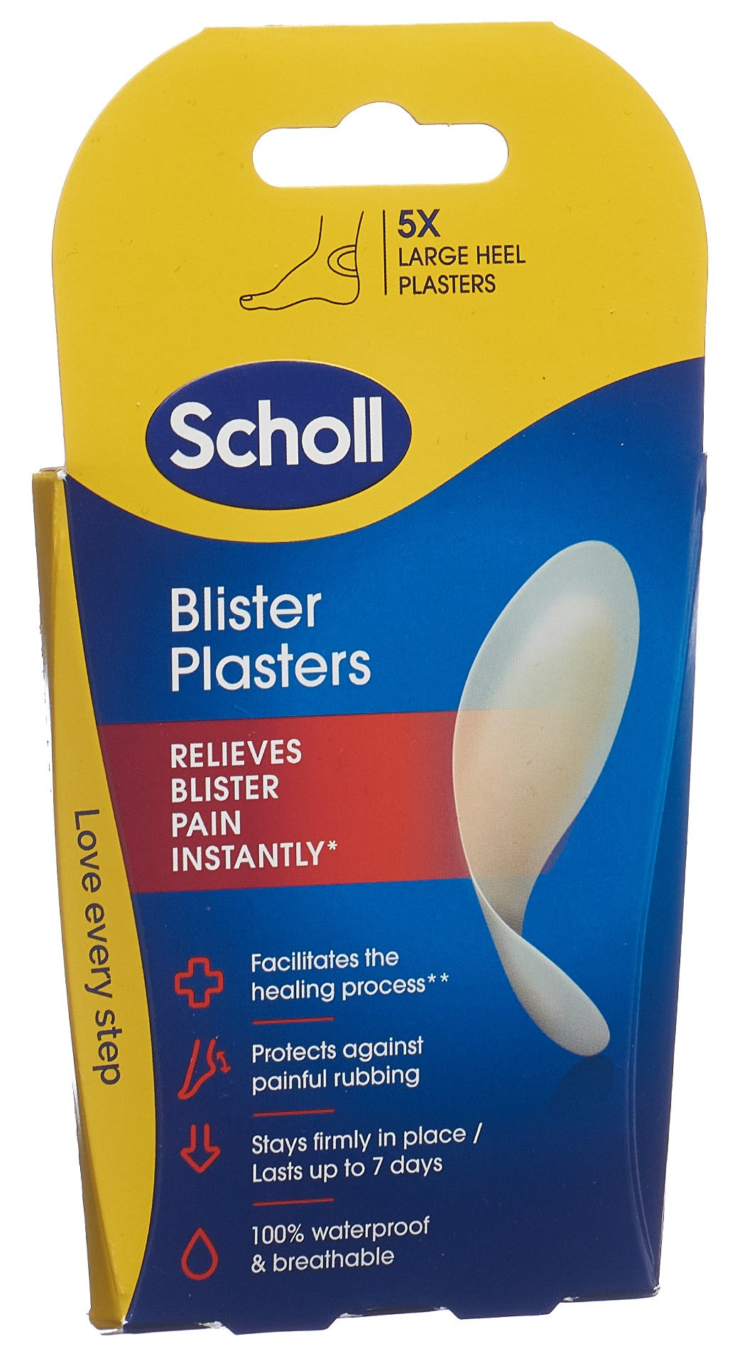 Scholl Pansements Ampoules Talons Soin Anti-Frottement 5 Pièces