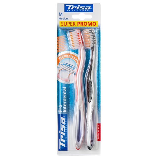 TRISA Pro Interdental Duo Medium Brossettes Nettoyantes | 8 Unités