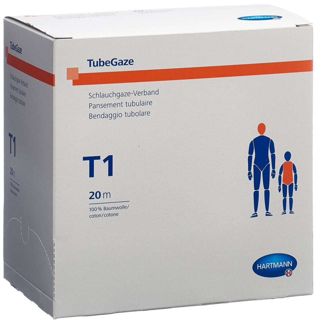 TUBEGAZE Pansement Tubulaire Confortable 20m Taille 1