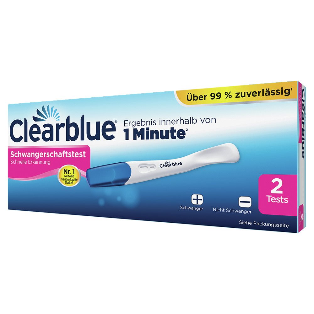 Clearblue Test Grossesse Détection Rapide 2 Pièces | Fiable