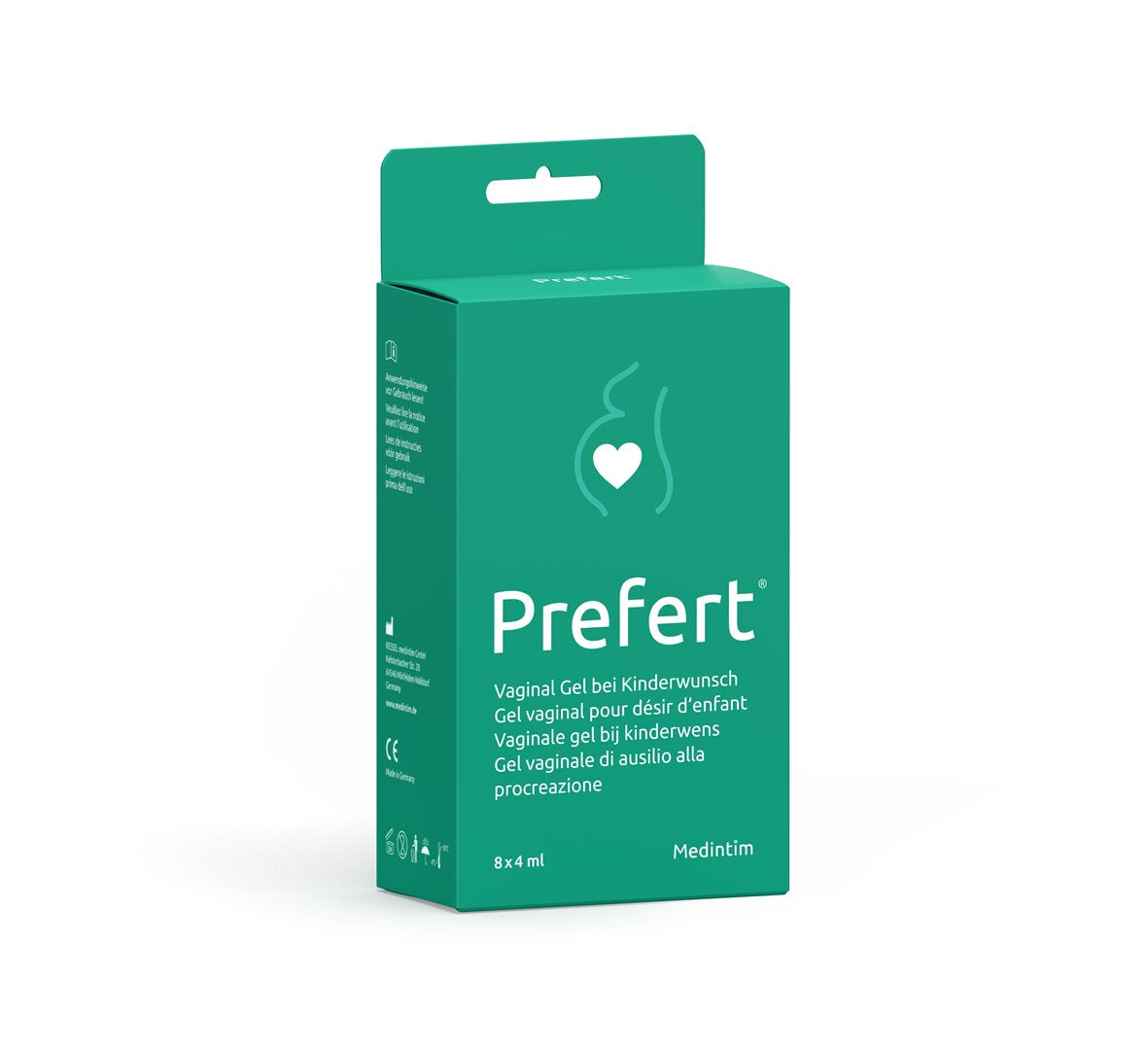 PREFERT Gel vaginal hydratant apaisant 8 unidoses 4 ml