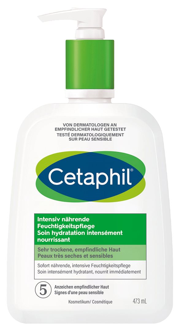 Cetaphil Soin Hydratation Intense 473 ml | Peau Sèche