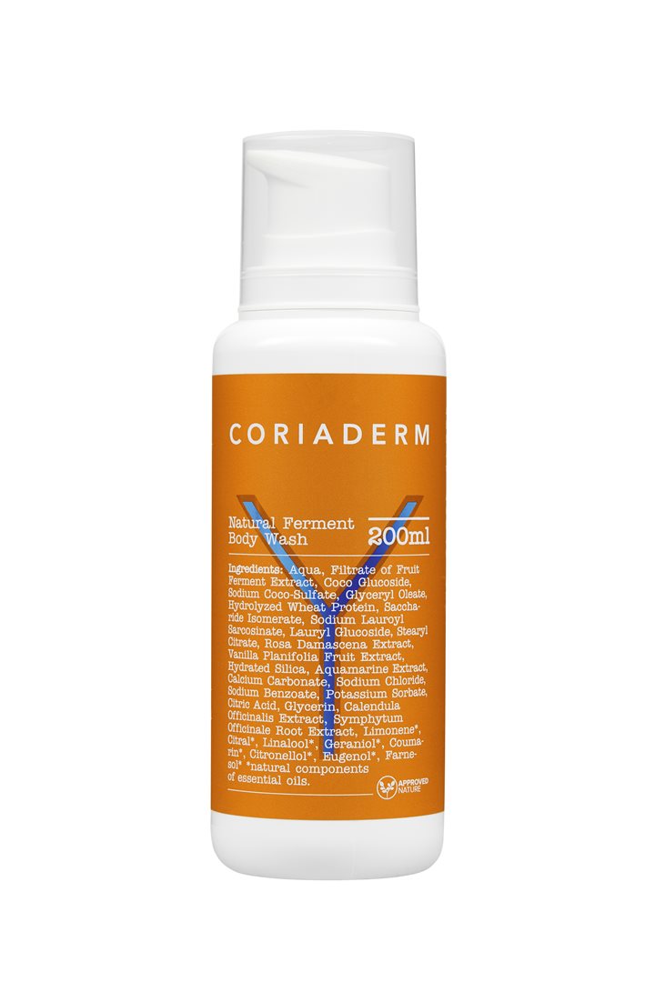 CORIADERM Douche Apaisante Ferment 200 ml | Peau Sensible