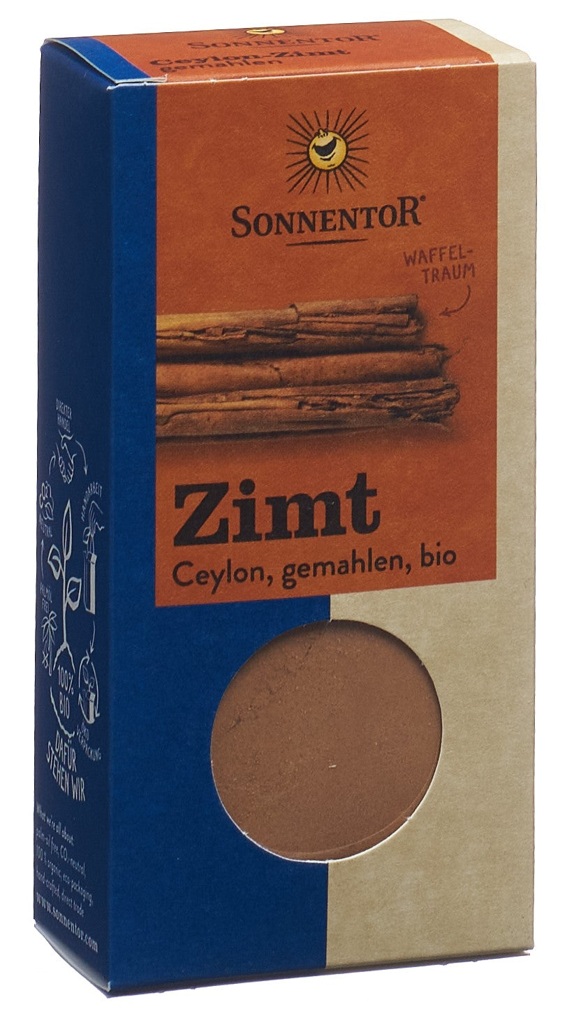 SONNENTOR Cannelle Ceylan BIO Moulue - Saveur Authentique | Sachet 40 g