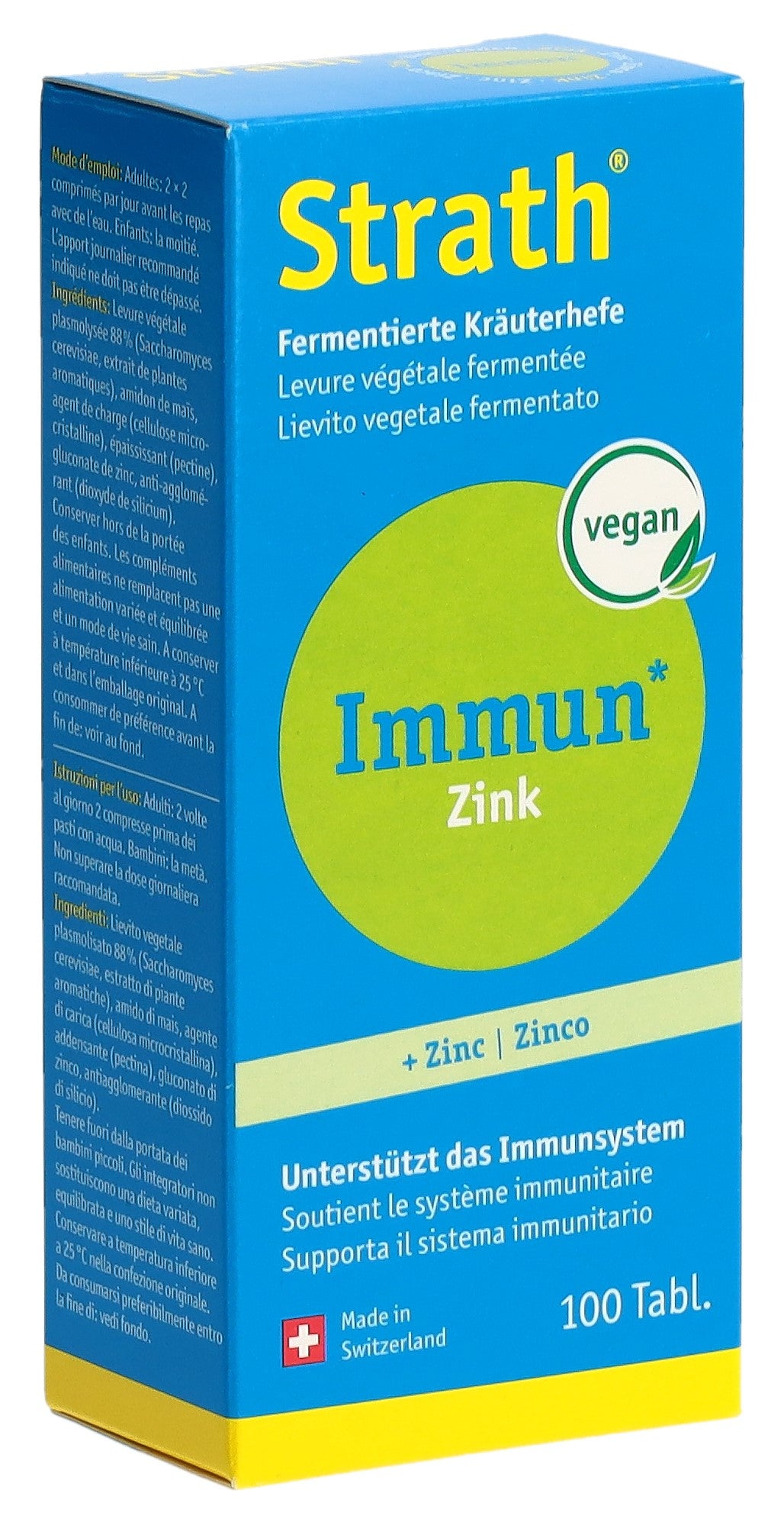 STRATH Immunité Renforcée Complément Alimentaire 100 comprimés