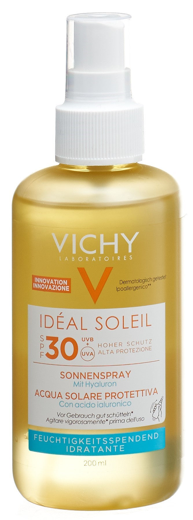 VICHY Ideal Soleil Eau Protectrice Hy SPF30 200 ml