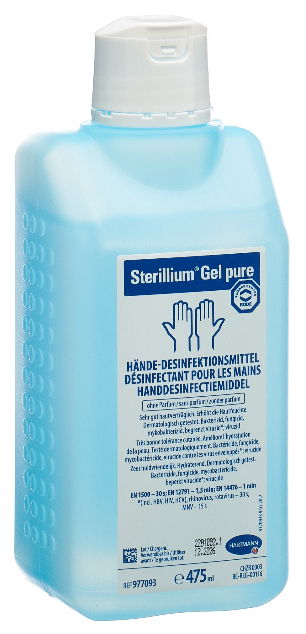 Sterillium Gel Pure Désinfectant Mains 475 ml | Hygiène Essentielle