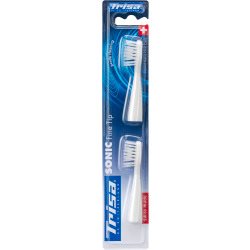 TRISA Sonic Fine Tip Kit Remplacement Brosse à Dents Électrique | 2 Brossettes