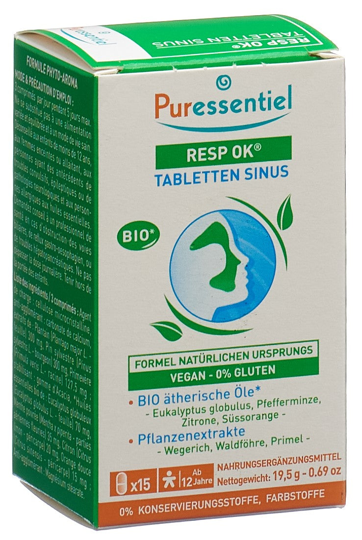 Puressentiel Respiratoire Spray Nasal Sinus 15ml Soulage Congestion