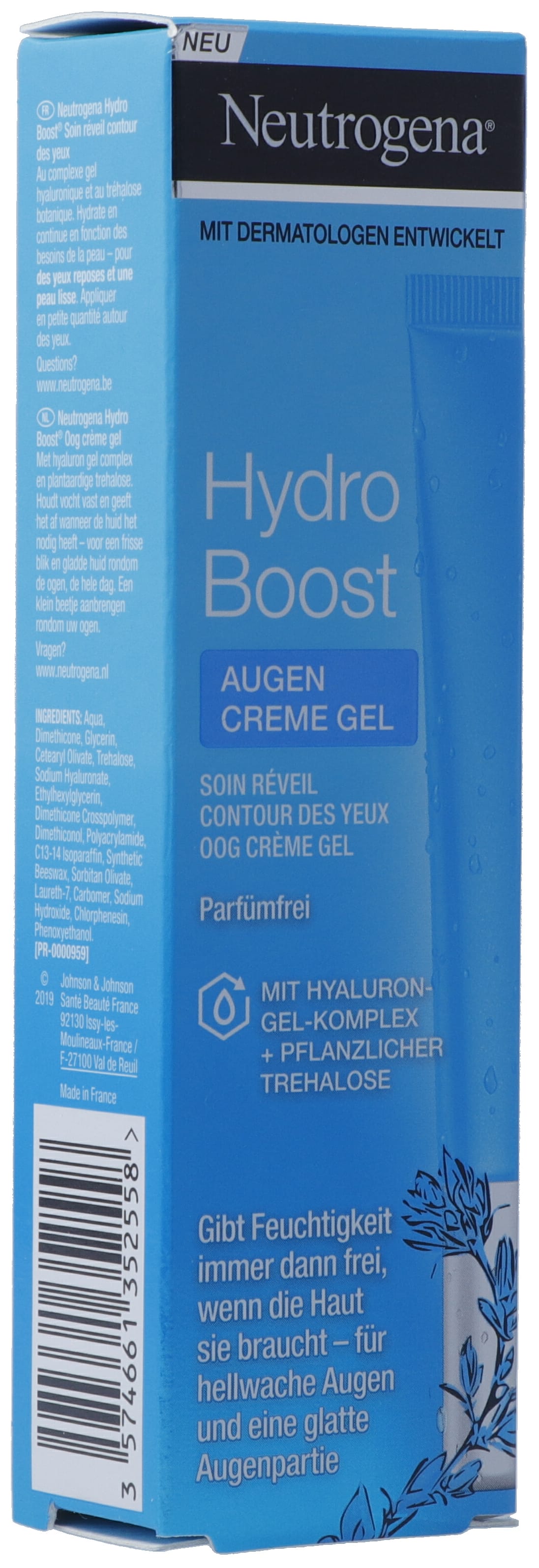 NEUTROGENA Hydro Boost Soin Yeux Hydratant Intense | 15 ml