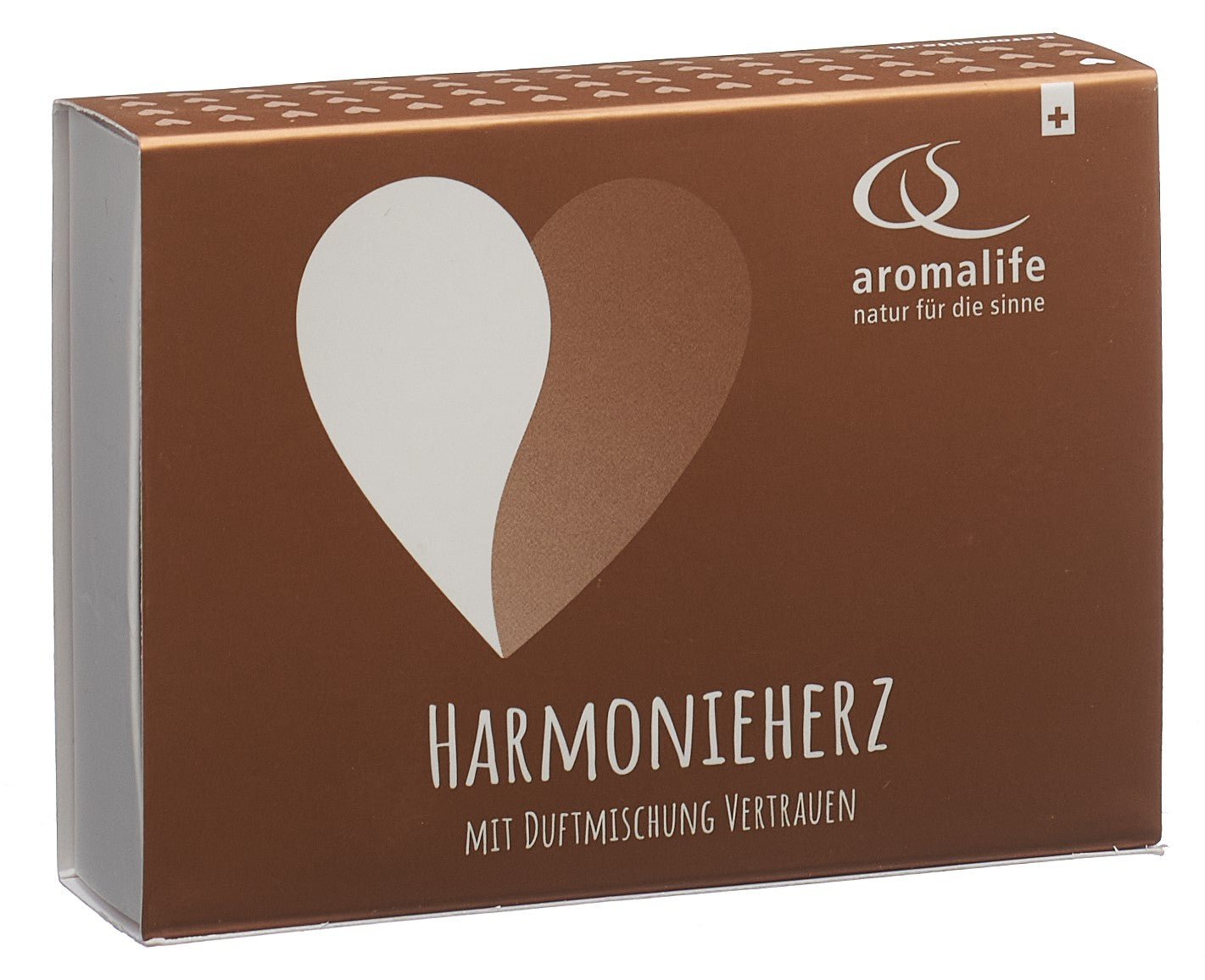 AROMALIFE Harmonie Herz Huile Essentielle Relaxante 7cm Bois