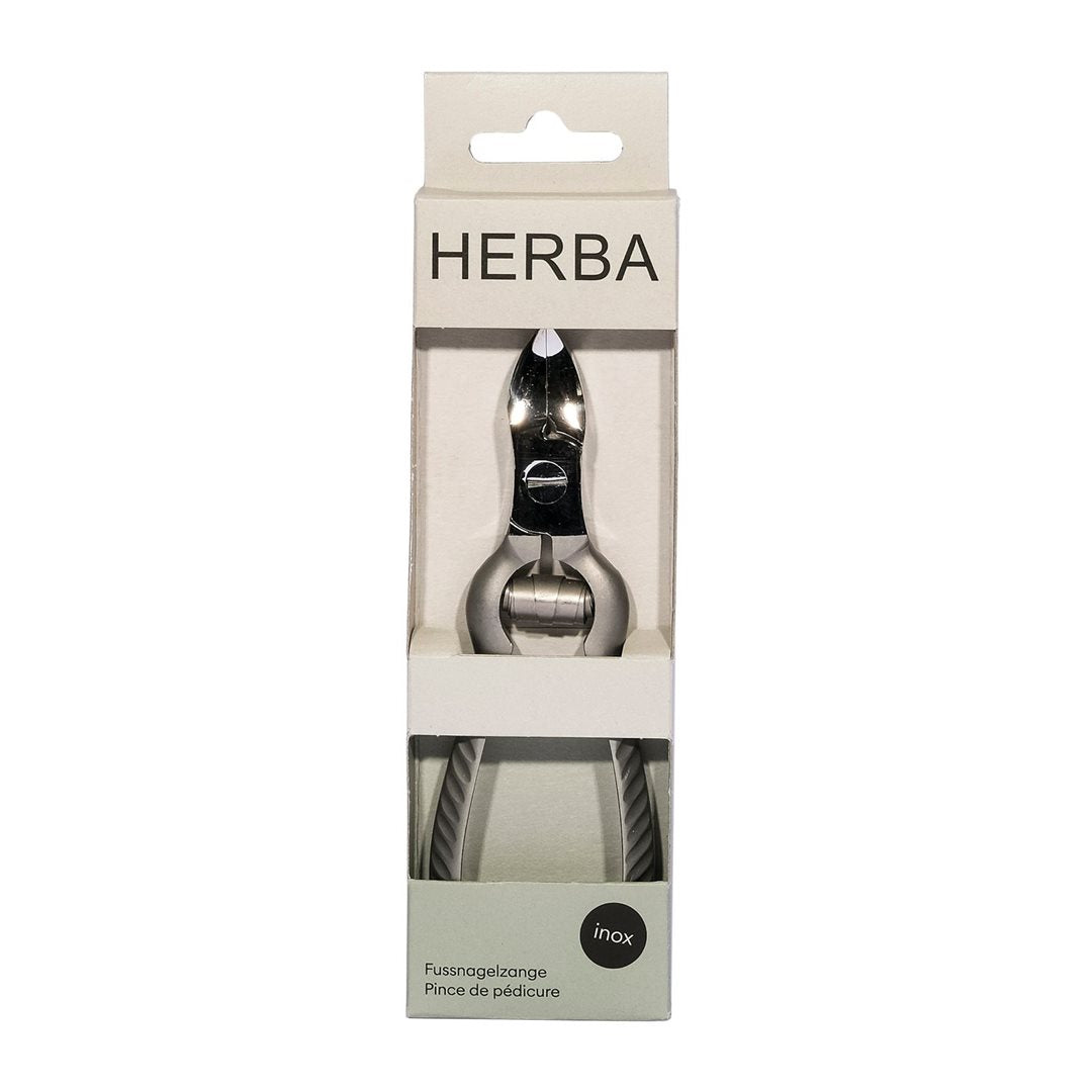 HERBA Pince à Ongles Pieds Professionnelle 13cm Inox | Coupe Précise