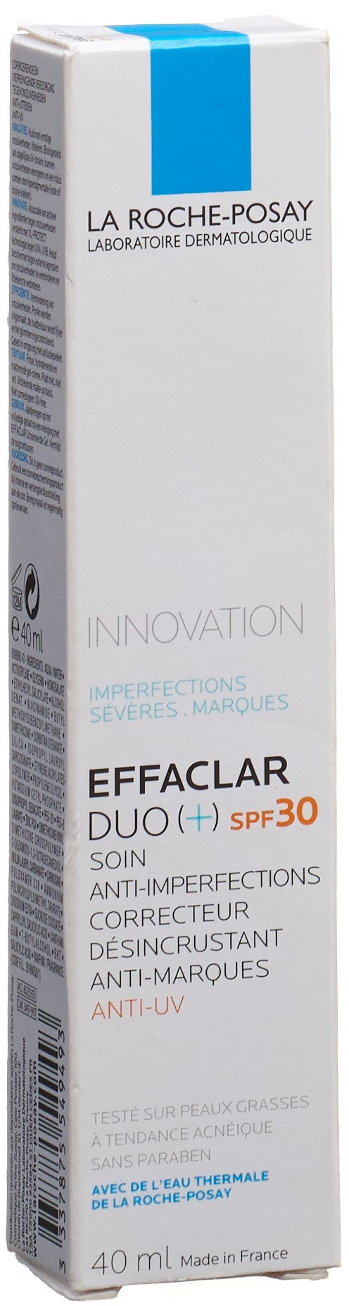 La Roche-Posay Effaclar Duo+ SPF30 Soin Imperfections 40 ml