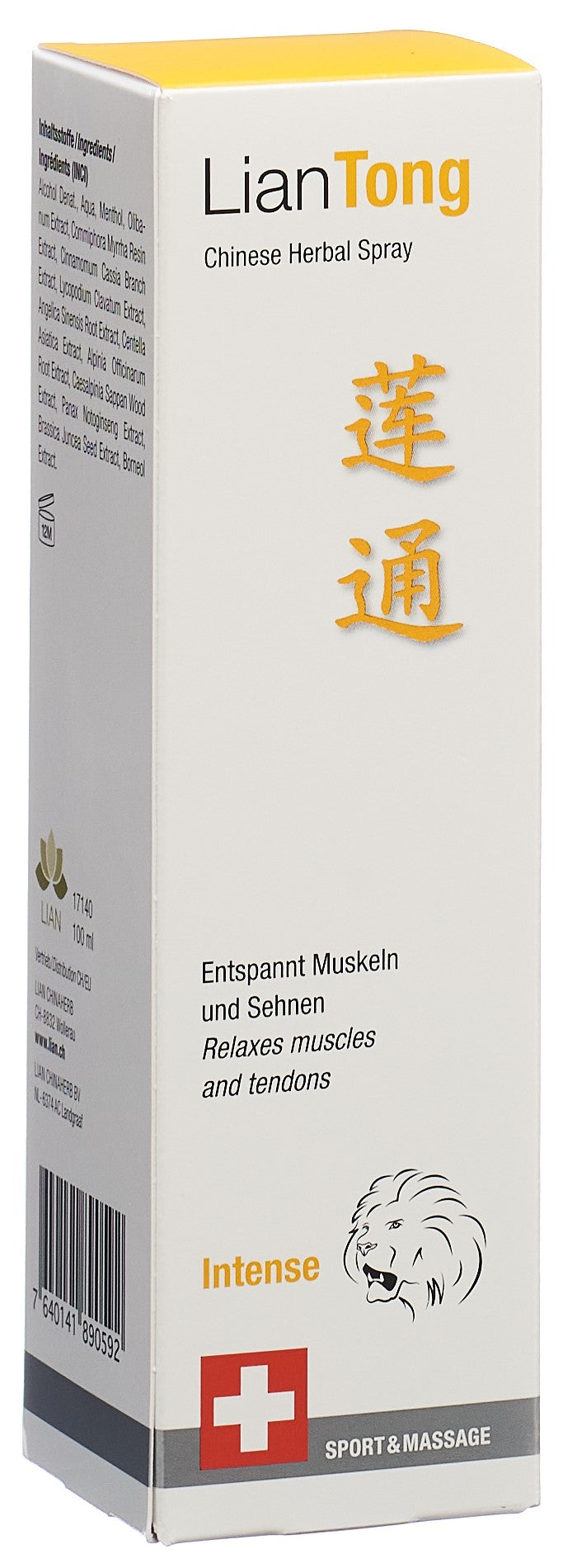 LIANTONG Soin Intense Herbes Chinoises 100 ml