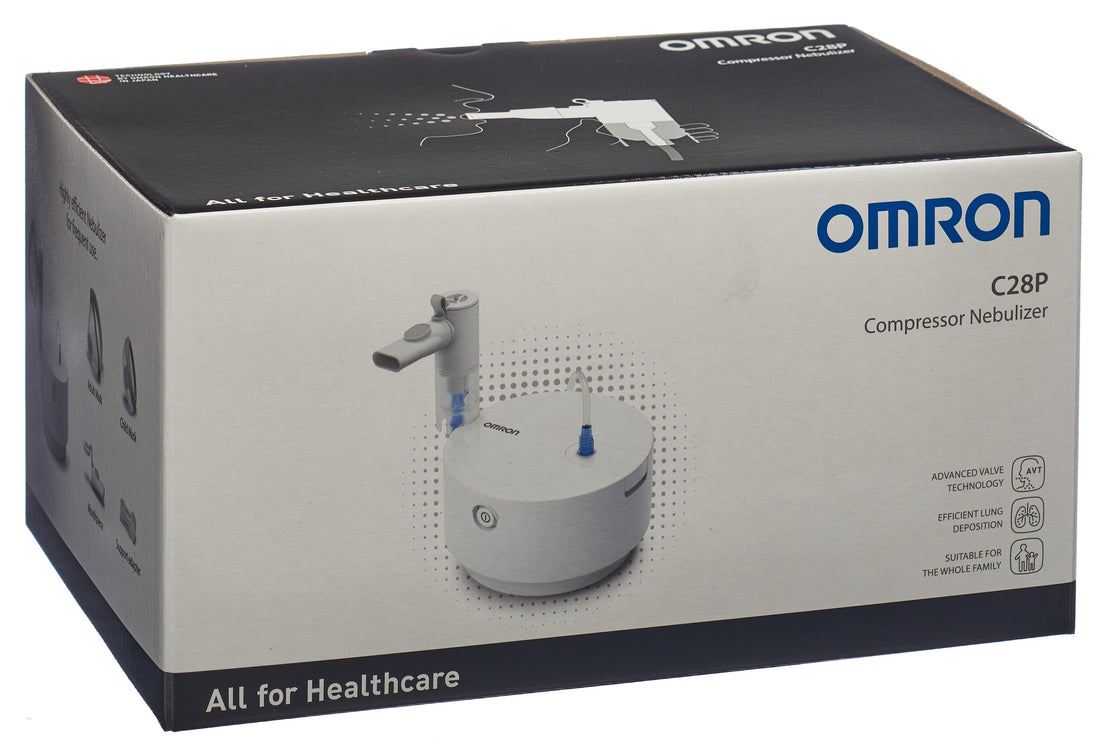OMRON Inhalateur Compresseur C28P pour Asthme | Efficace