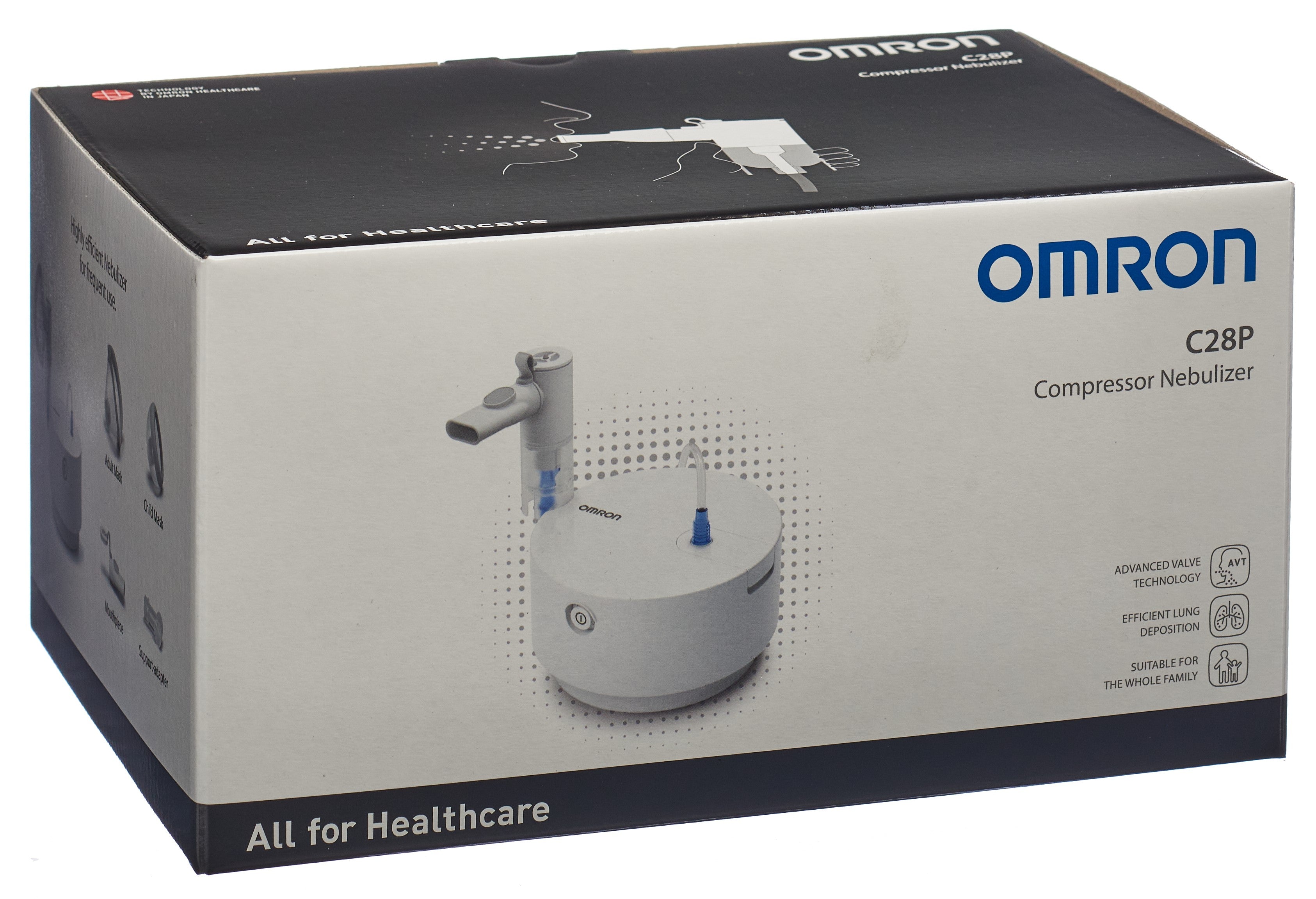 OMRON Inhalateur Compresseur C28P pour Asthme | Efficace