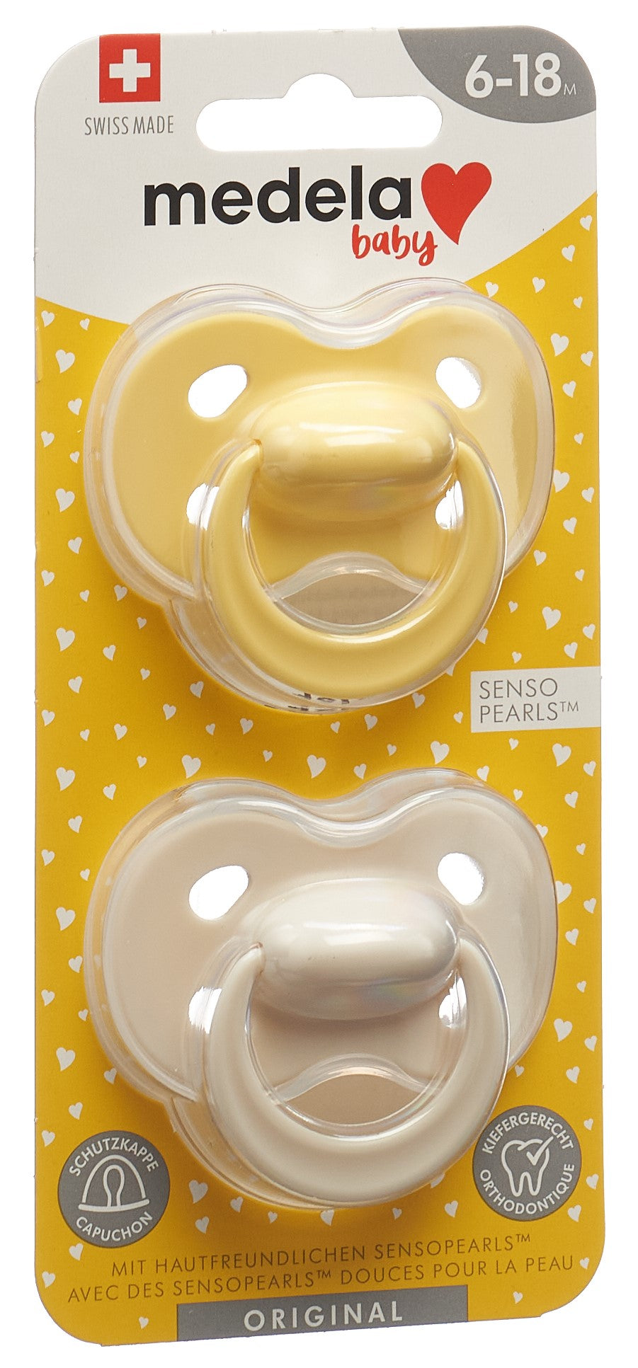 Medela Sucette Original Bébé 6-18 Mois Apaisante | Lot 2 Pastel