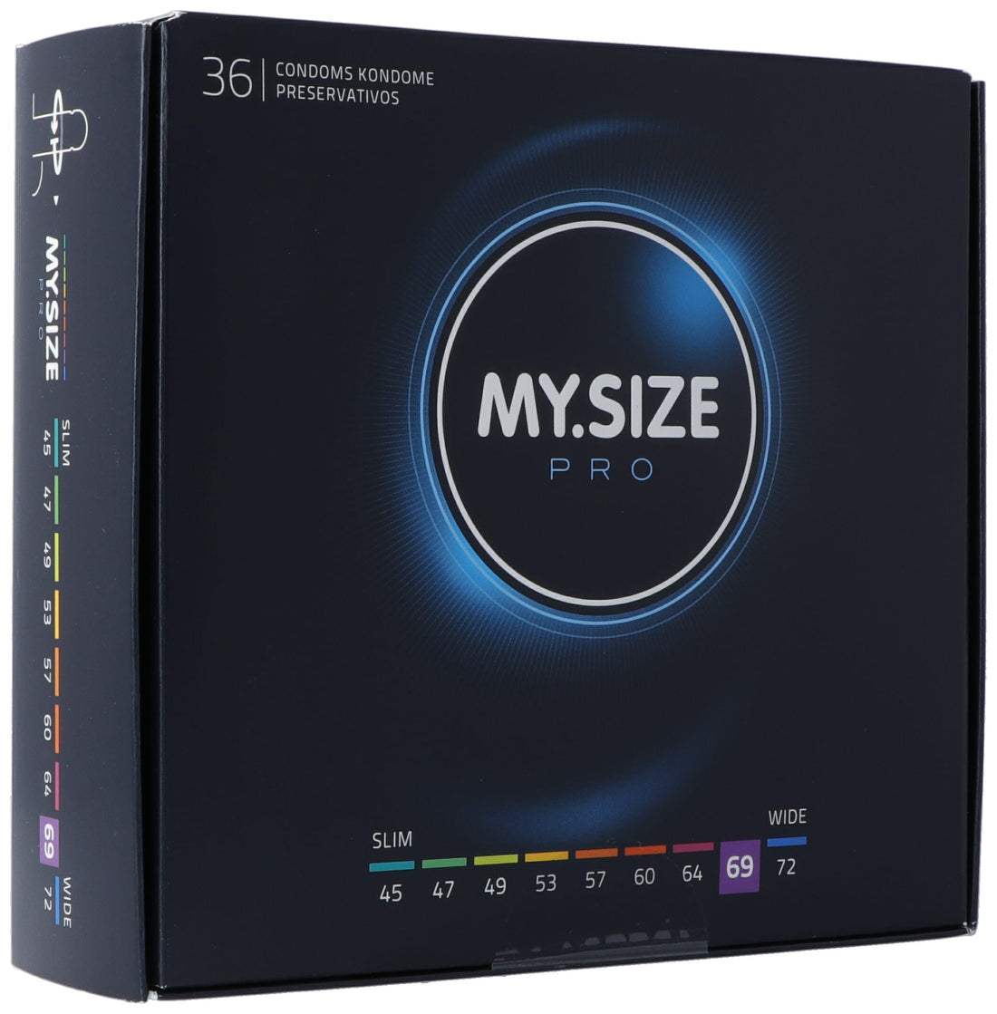 MY SIZE PRO Préservatifs XL 69mm Confort &amp; Sécurité | Boîte 36 Unités