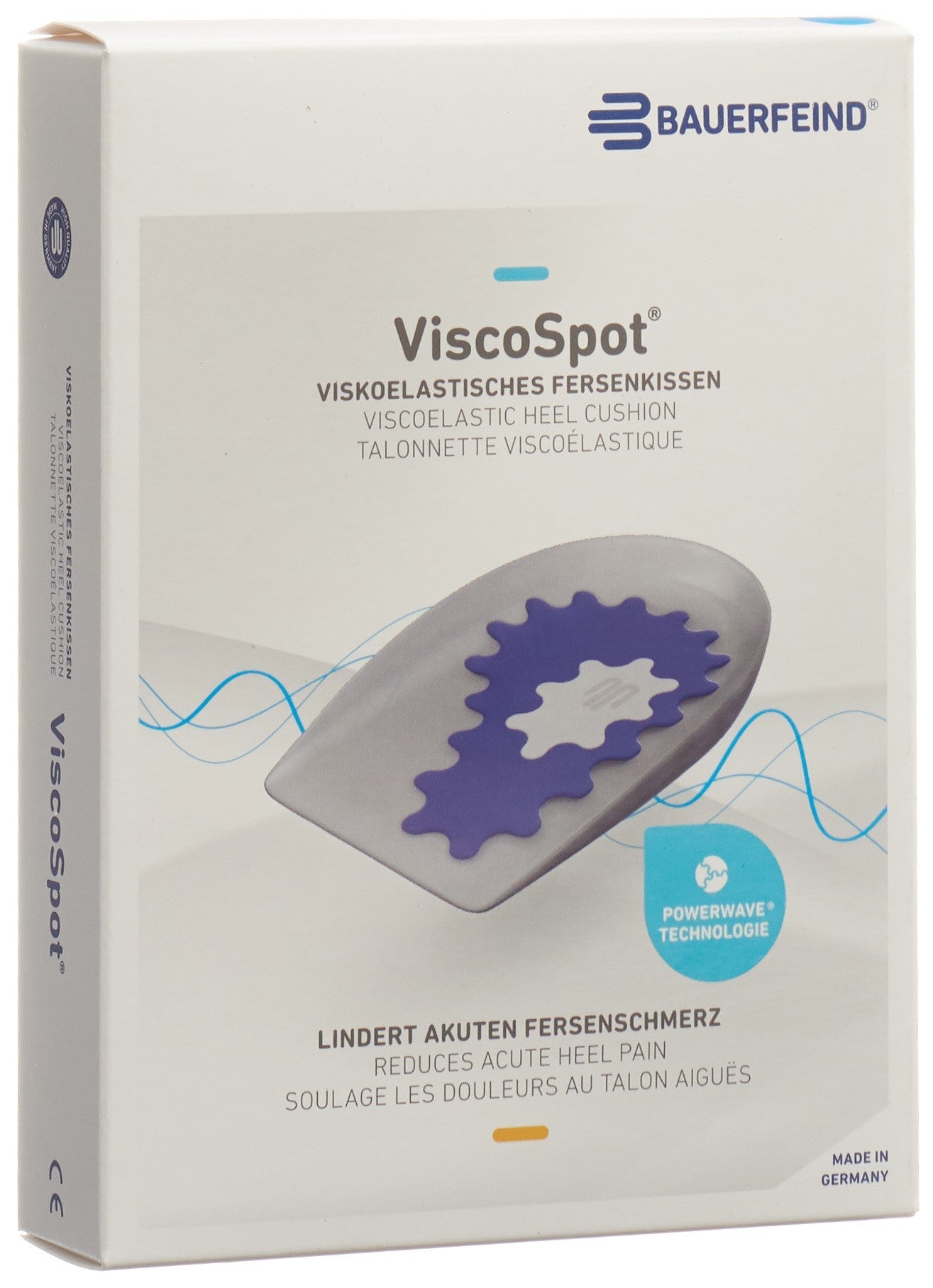 BAUERFEIND ViscoSpot Talonnettes Soulagement Douleur Talons | 1 Paire