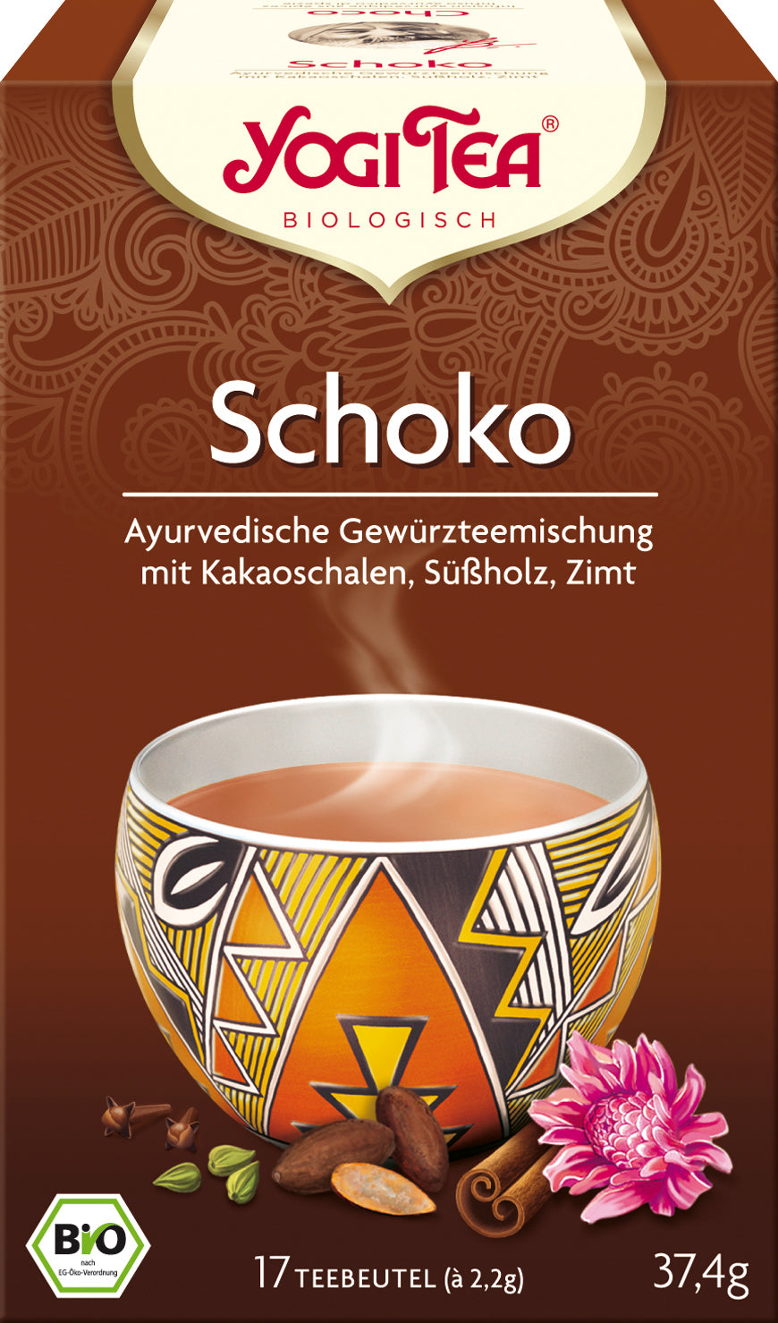 YOGI TEA Choco Aztec Spice 17 sach 2.2 g