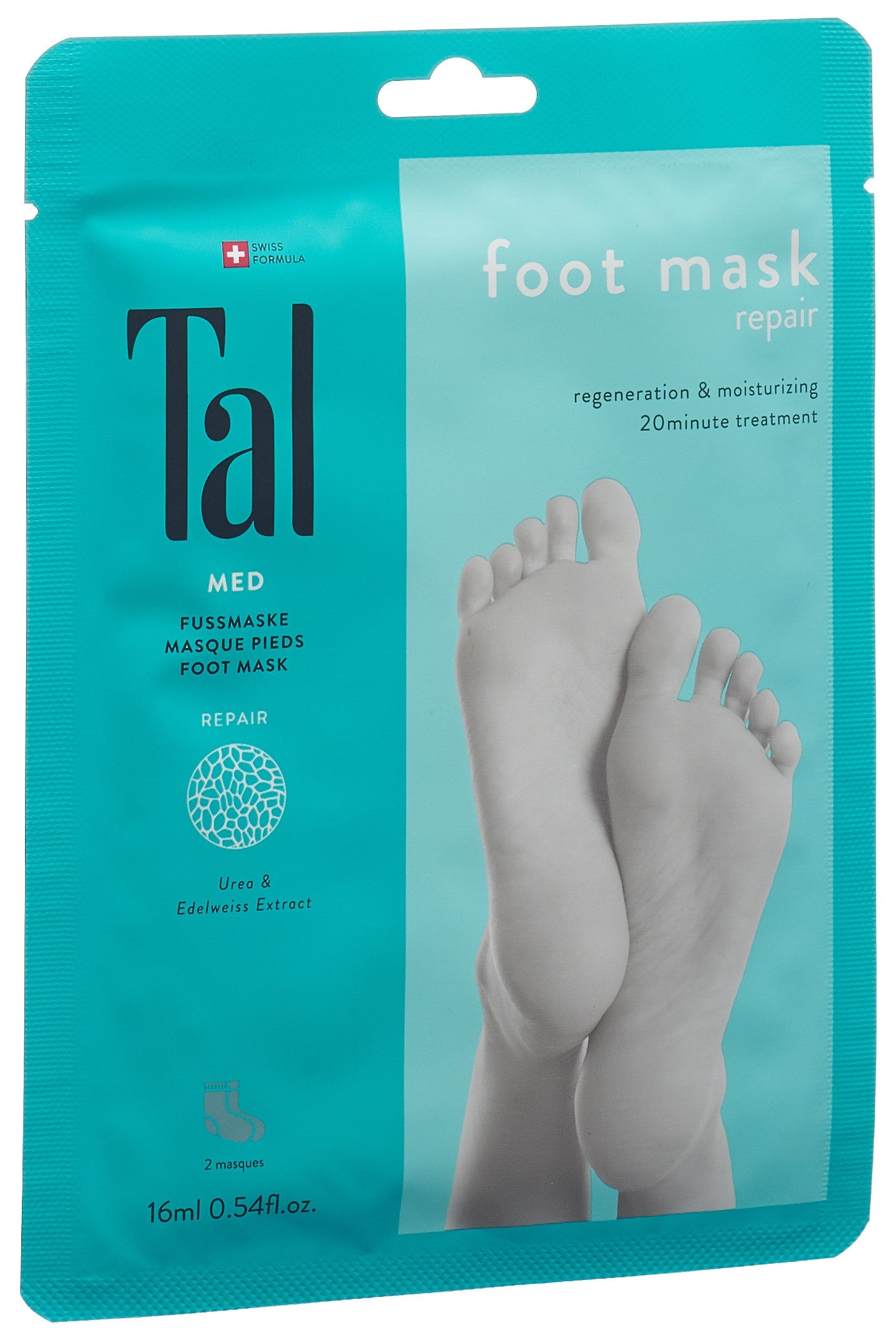 TAL Med Masque Pieds Réparateur Intensif | Soin Intensif