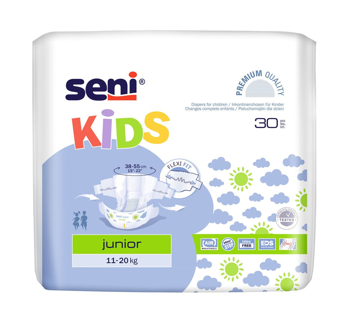 SENI Kids Junior couches culottes 11-20kg 30 pièces | Confort