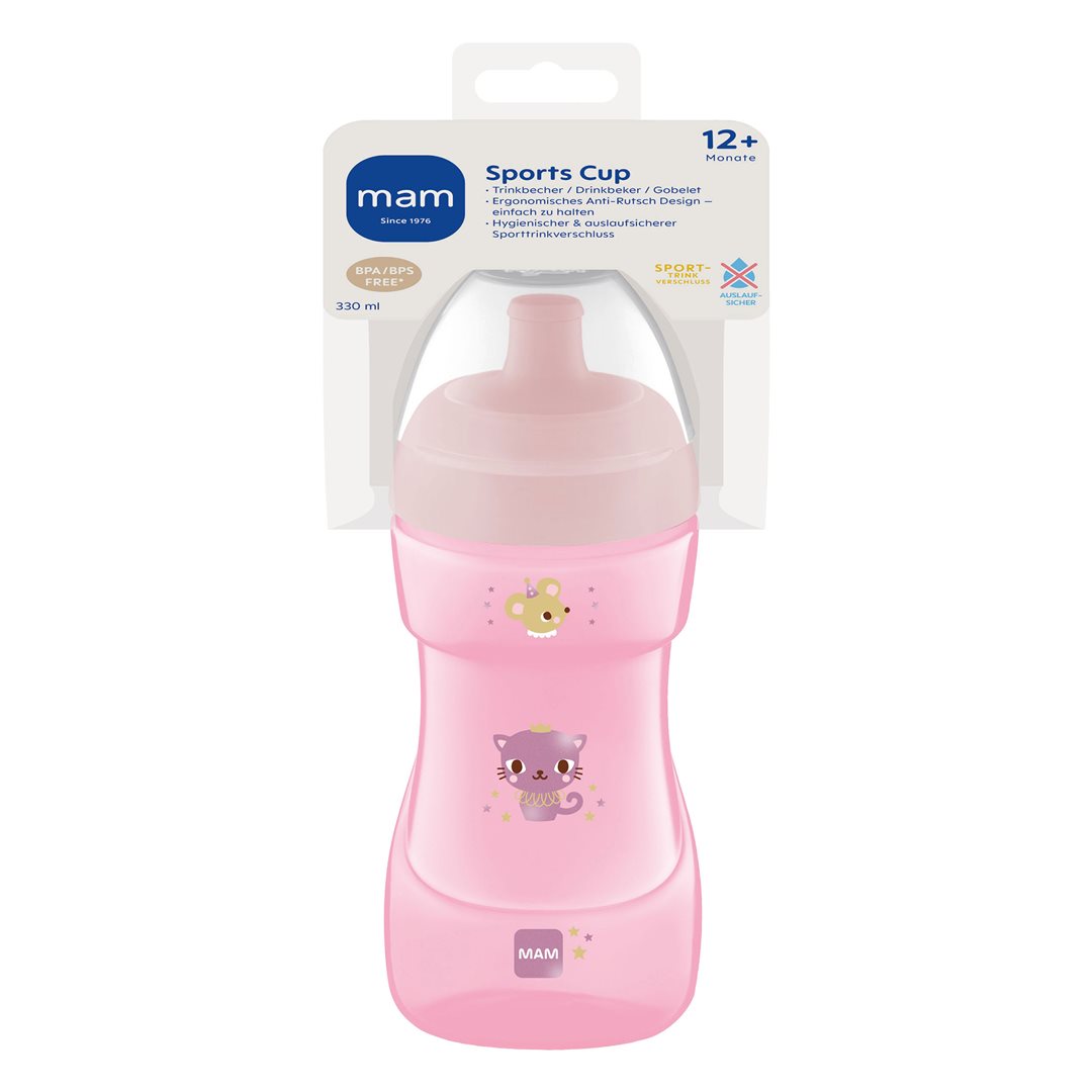 MAM Sports Cup Gobelet Anti-Fuite 330ml 12 Mois et Plus