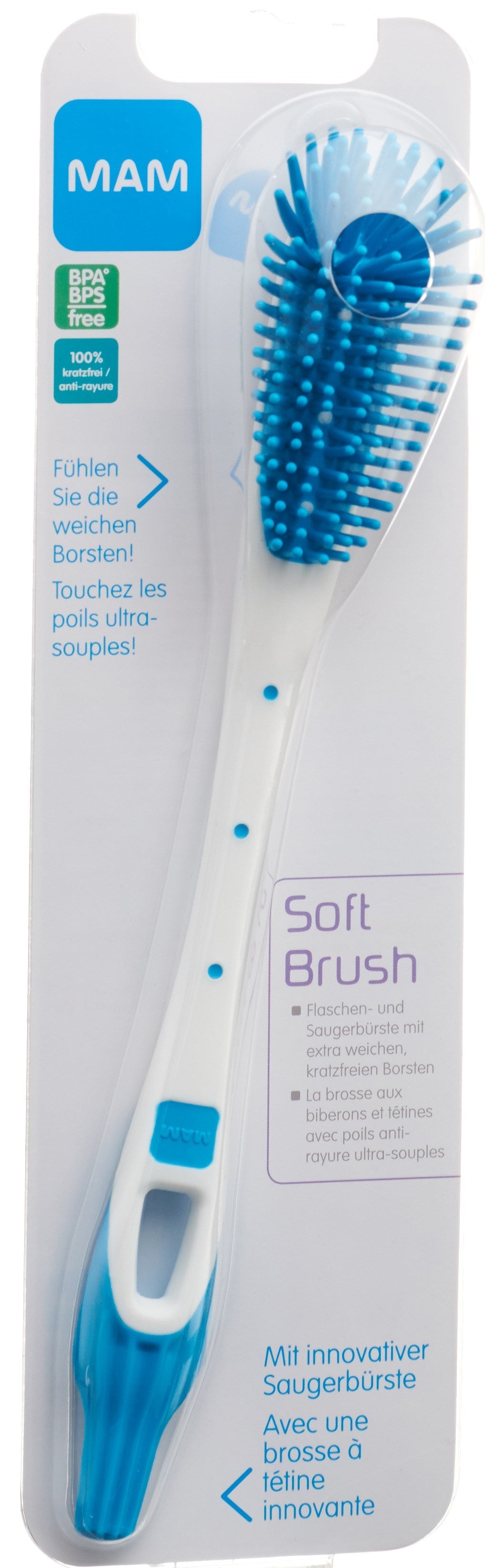 MAM Soft Brush Goupillon Biberon Nettoyage Doux | 1 pièce