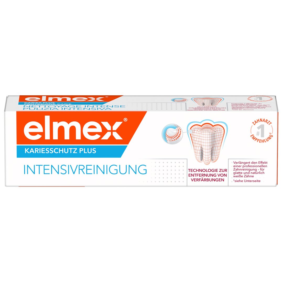 Elmex Nettoyage Intense Dentifrice Blancheur | Tube 50 ml