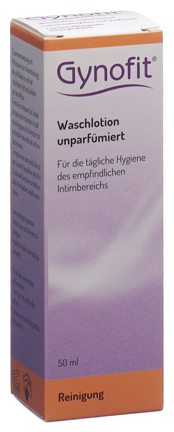 GYNOFIT Lotion Nettoyante Intime Sans Parfum Format Voyage 50 ml